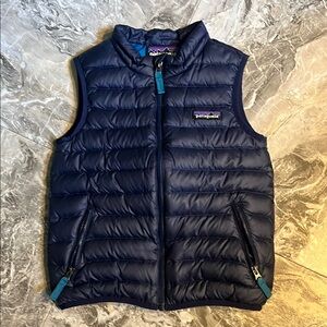 Patagonia Dark Blue Quilted Vest